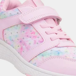 Fowey Kids Pink Easy Fasten Trainer*XL Clearance