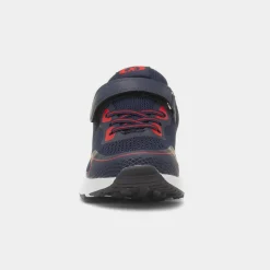 Gambia Kids Navy Easy Fasten Trainer*XL Hot
