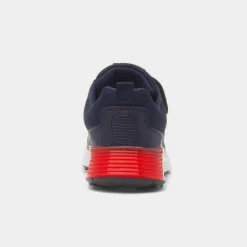 Gambia Kids Navy Easy Fasten Trainer*XL Hot