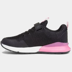 Glenrock Kids Black & Pink Easy Fasten Trainer*XL Best