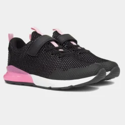 Glenrock Kids Black & Pink Easy Fasten Trainer*XL Best