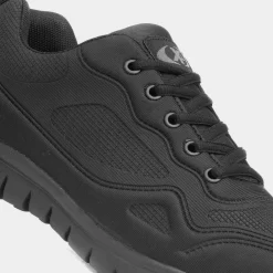 Hayeswater Mens Black Lace Up Trainer*XL Clearance