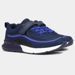 Kielder Kids Navy Easy Fasten Trainer*XL Fashion