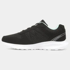 Mawson Womens Black Lace Up Trainer*XL Online