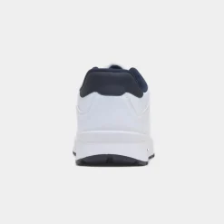 Persian Mens White Lace Up Trainer*XL Discount