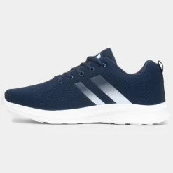 Rhine Mens Navy Lace Up Trainer*XL Fashion