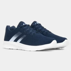 Rhine Mens Navy Lace Up Trainer*XL Fashion