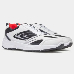 Seine Mens White Lace Up Trainer*XL New