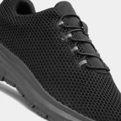 Tees Womens Black Elasticated Lace Trainer*XL Online