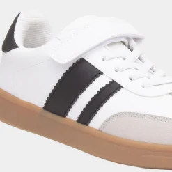 Timor Kids & Black Easy Fasten Trainer*XL Discount