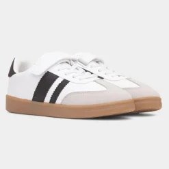 Timor Kids & Black Easy Fasten Trainer*XL Discount