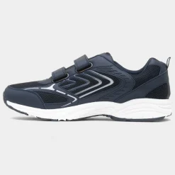Walden Mens Navy Easy Fasten Trainer*XL Outlet