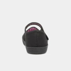 Waveney Girls Black Plimsolls Shoe*XL Hot