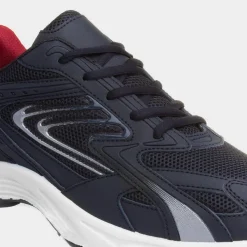 Weaver Mens Navy Lace Up Trainer*XL Best