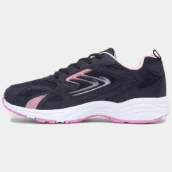 Weaver Womens Navy Lace Up Trainer*XL Outlet