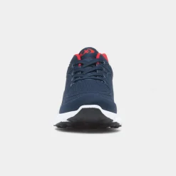 Windermere Kids Navy Lace Up Trainer*XL Hot