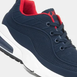 Windermere Kids Navy Lace Up Trainer*XL Hot
